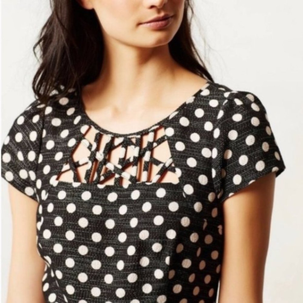 Maeve Nikola Lattice Skater Dress - Picture 2 of 10